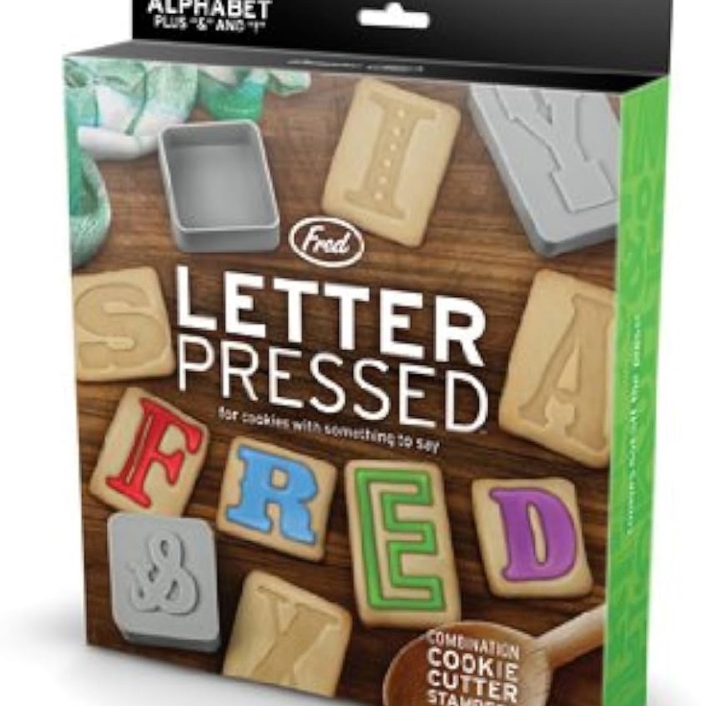 Fred Alphabet Cookie Cutter Set